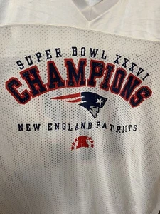 Camiseta deportiva LogoAthletic NE Patriots Tom Brady Super Bowl XXXVI campeón adulto 2XL - Imagen 1 de 9