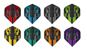 Pentathlon Gilded Strong Standard Dart Flights 8 Colours To Choose From - Picture 1 of 9