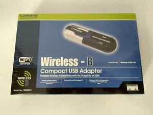 Vtg Linksys WUSB12 Wireless B Compact USB Adapter Portable Wireless Connectivity - Picture 1 of 9