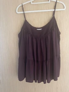 WITCHERY CAMISOLE TOP ( Aubergine) 14 - Picture 1 of 7