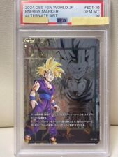 PSA10 Dragon Ball Card Son Gohan E01-10 Energy Marker Parallel Fusion World JP