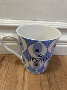 Taza de té de café café Gevalia azul Le Pro estampado artístico cerámica 10 oz - Imagen 1 de 6