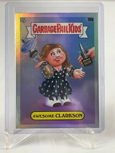 2024 Garbage Pail Kids 7 Topps Trading Card GPMA Awesome Clarkson Refractor 16b - Picture 1 of 10