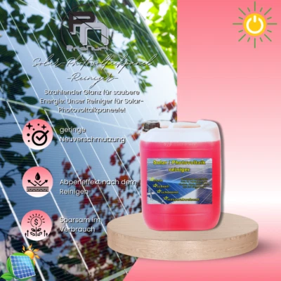 PRONURI 10L Solaranlagen Reiniger Photovoltaik Reiniger Solar Konzentrat PV Anlage Panel
