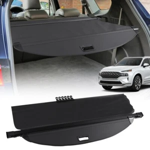 Cubierta de equipaje retráctil negra para camioneta Hyundai Santa Fe 2019-2023 - Imagen 1 de 12