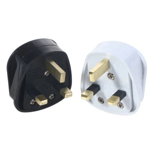 3 Pin UK Mains Plug 13A Appliance Assembly Power Cord Fuse Wiring Connector - Photo 1/14