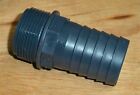 Hosetail Fitting 1 1/4 BSP Male Thread / 38mm Tail Plastic Pond Hose Adapter
