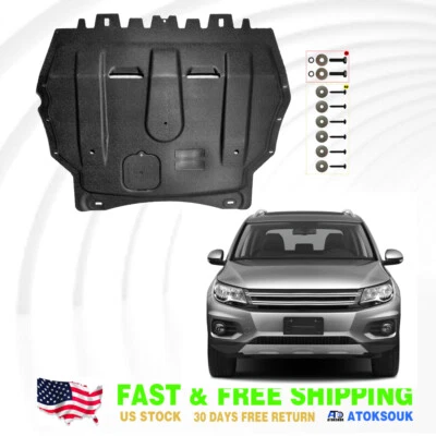 Protectores contra salpicaduras de motor delanteros para Volkswagen Tiguan 09-18 Foto 1 de 4