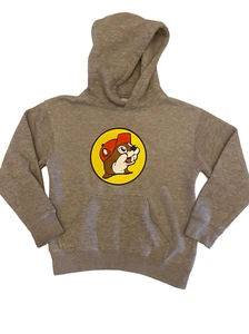 Buc-Ee’s Gray Long Sleeve Graphic Hoodie Sz Youth XS - Picture 1 of 13