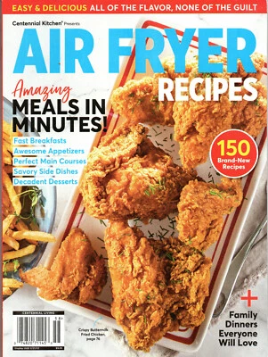 AIR FRYER RECIPES Magazine Winter 2021/2022 150 Brand-New Recipes Centennial Liv - Image 1 of 2