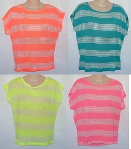 Womens AEROPOSTALE Striped Knit Dolman Top NWT #6198 - Picture 1 of 6