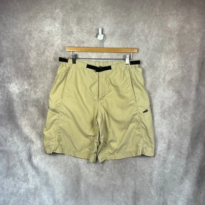 Pantalones Cortos de Senderismo Patagonia Para Hombres Caqui Exterior Mezcla de Nailon Cinturón Medianos Foto 1 de 4