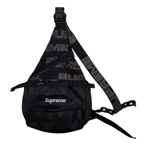 Bolso Bandolera Supreme FW21 Negro Cordura Nylon Ripstop - Bolso de Calle Coleccionable - Imagen 1 de 8