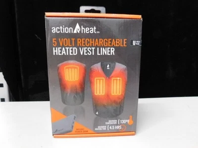 Forro chaleco térmico a batería ActionHeat 5V - negro (AH-VSTL-5V-B-4XL) Foto 1 de 4