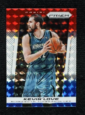 2013-14 Panini Prizm Red White & Blue Mosaic Prizm Kevin Love #87 - Image 1 of 3