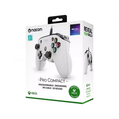 NACON GAMING COMPACT CONTROLLER PRO, Kabel/weiss, in ovp - Image 1 of 4