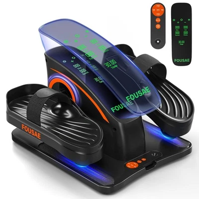 Elíptica debajo del escritorio, 6 resistencias ajustables mejoradas y 15 velocidades ejercicio de piernas... Foto 1 de 4