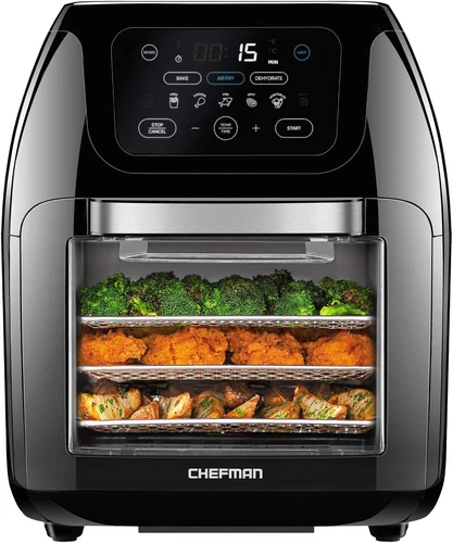 Chefman Multi-Functional Air Fryer 10L - Black - RJ38-10-RDO-V2