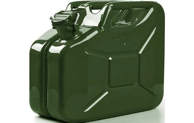 VALPRO Kraftstoffkanister 10 l Olivgrün RAL 6003 Stahlblech 0,9 mm L345xB165x... - Bild 1 von 4