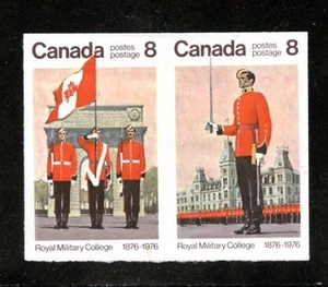 LOT 28606 MINT NH 693b IMPERF PAIR (gum wrinkles) CANADA VARIETY - Picture 1 of 2