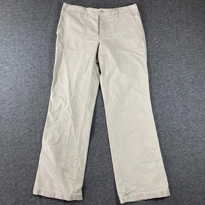 Calça remendo American Eagle cáqui excedente utilitária feminina 10 roupas de trabalho Gorpcore - Imagem 1 de 4