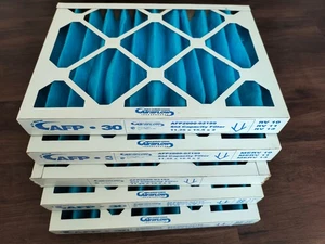 Airflow AFP2000-02199 MERV10 Pleated Air Filter 12x16x2 5 Pack - Picture 1 of 7