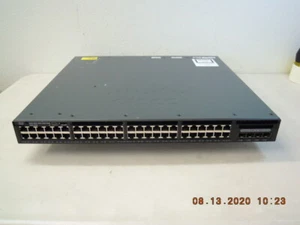 WS-C3650-48PS-S Cisco 3650 48Port GigE POE+ & 4x SFP Uplink * Working *Read #3 - Picture 1 of 11