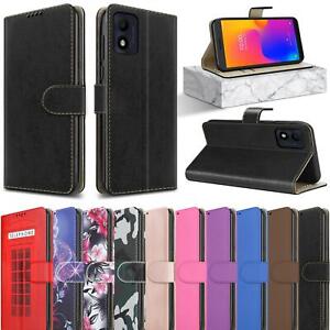 For Alcatel 1B 2022 Case, 5031G, Magnetic Leather Wallet Flip Stand Phone Cover