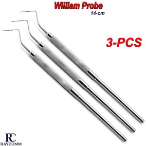 Dental Williams Marking Michigan Probe Periodontal Stainless Steel Instruments - Picture 1 of 5