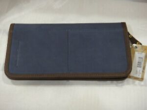 TOMMY BAHAMA Leather/Suede Agenda / Wallet NEW OLD STOCK Retail 78.00