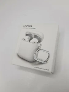 For AirPods Hang Case Portable Silicone Cover Keychain Nice - Picture 1 of 4