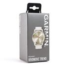 Garmin Vivomove Trend Silver Bezel W/ Mist Gray Case, 010-02665-03