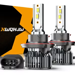 H13 9008 LED Headlight Kit CSP High/Low Beam HID Xenon White Super Bright Bulbs - Picture 1 of 8