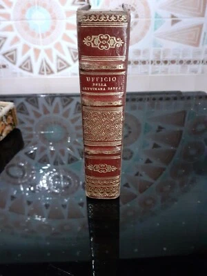 UFFICIO DELLA SETTIMANA SANTA COLLA VERSIONE ITALIANA DI MONSIGNOR MARTINI-1837 - Immagine 1 di 4