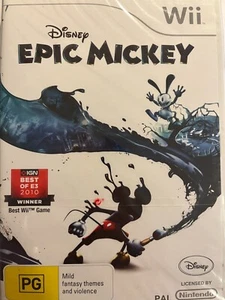 EPIC MICKEY Nintendo Wii Game With Manual PAL BRAND NEW! - Bild 1 von 2