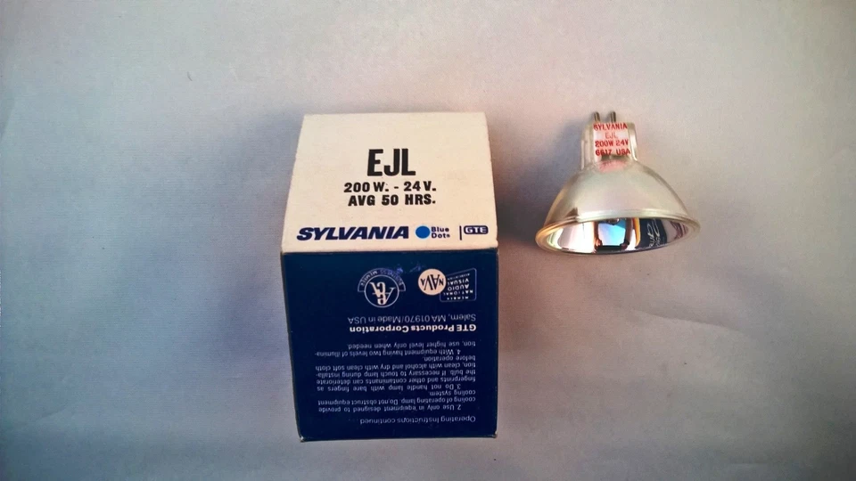 Lámpara Proyector Halógena de Tungsteno EJL GTE SYLVANIA BLUE DOT 200W 24V Foto 1 de 1