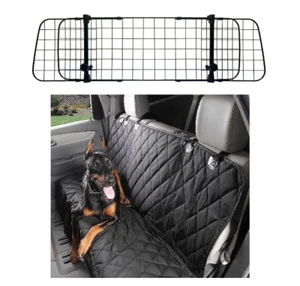 Netz Hundegitter mit gestepptem Rücksitzbezug für Mini Cooper - Bild 1 von 5