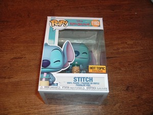 FUNKO POP! STITCH WITH BOBA #1182~ HOT TOPIC EXCLUSIVE~ MINT~ DISNEY SERIES~