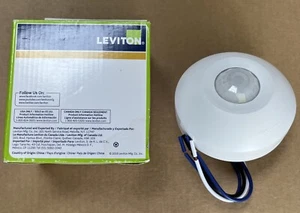 Leviton Weiß Deckenmontage Belegungsmelder, 1000 Watt/120 Volt Switchin - Bild 1 von 4