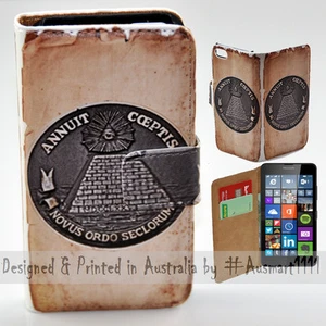 For Nokia Series - Great Seal of USA Theme Print Wallet Mobile Phone Case Cover - Picture 1 of 3