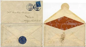 FINLAND WAR WOUNDED CHARITY FUND SEAL..1945 FANCY ENVELOPE - Picture 1 of 1