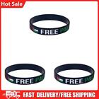 Palestine Wrist Band Promote Peace Awareness for Protest Movement (Black)