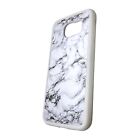 Case For Samsung Galaxy S8 S8 Plus Shockproof Grey Marbel Print TPU Phone Cover