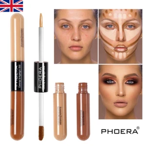 PHOERA Sculpt & Highlight Concealer Contour Foundation Dual Face Shadow Stick UK - Picture 1 of 9