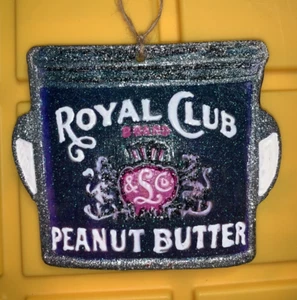 Royal Club Brand Peanut Butter Wood Christmas Ornament Handmade - Picture 1 of 2