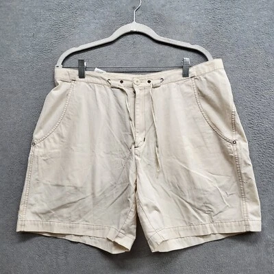 Pantalones Cortos VINTAGE Patagonia Mujer Grandes Crema Algodón Orgánico Chino Cordón Foto 1 de 4