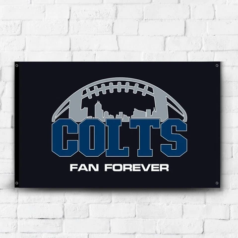 Indianapolis Colts Fans 3x5ft Flag NFL Football Champions Banner Gift Wall Decor Cover