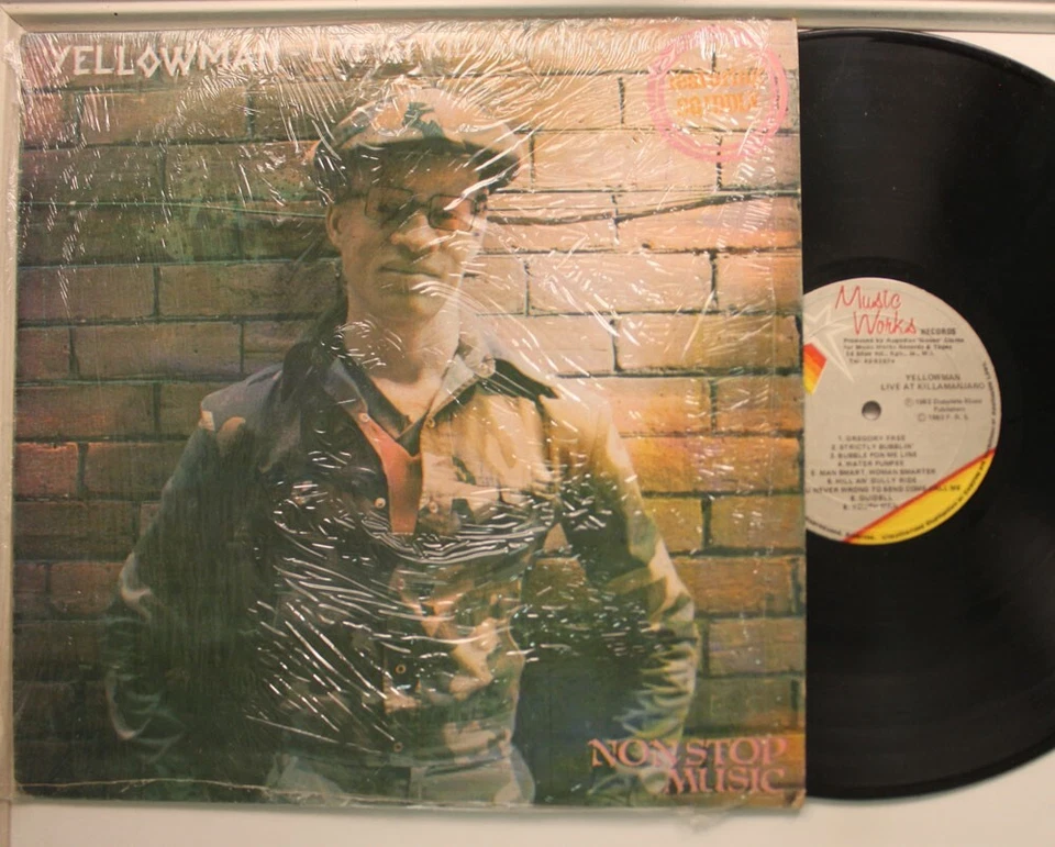 Yellowman Lp Live At Killamanjaro On Music Works - Vg / VG (In Shrink) - Image 1 of 1