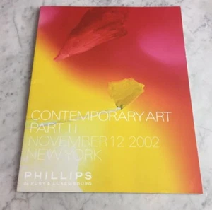 Phillips de Pury NY CONTEMPORARY Art Part II November 12 2002 Auction Catalog - Picture 1 of 6