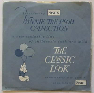 Walt Disney Record WINNIE THE POOH Disneyland LG-785-S / RARO SEARS PROMO - Imagem 1 de 3